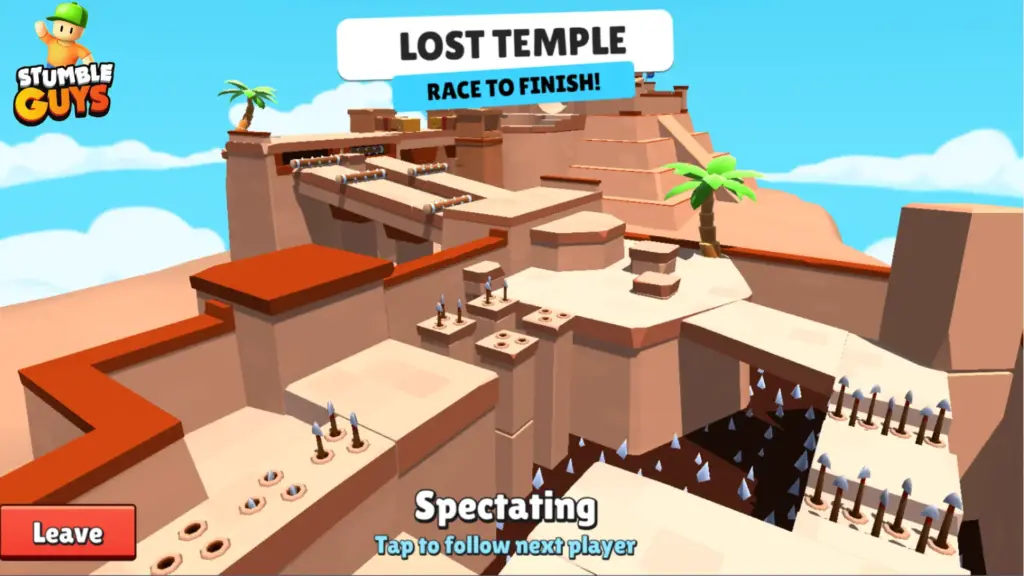 Stumble Guys map Lost Temple 