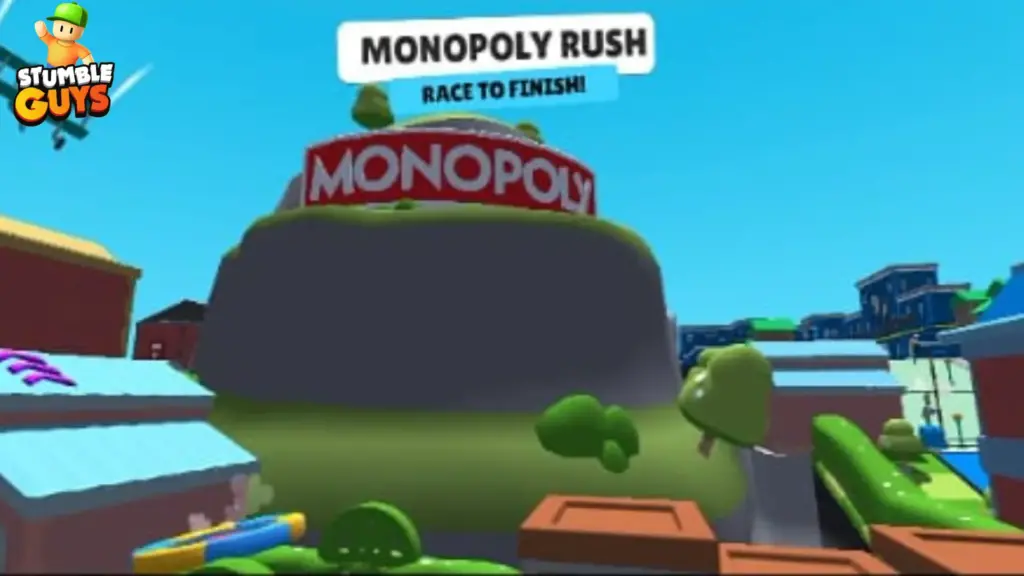 Stumble Guys map monopoly rush