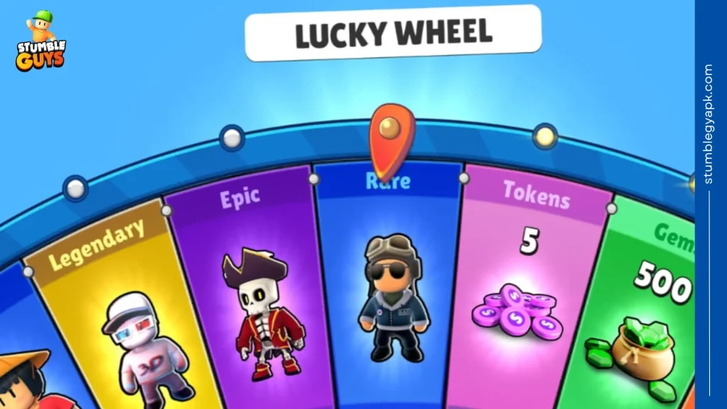 how to get rarest Skin in Stumble Guys using lucky wheel