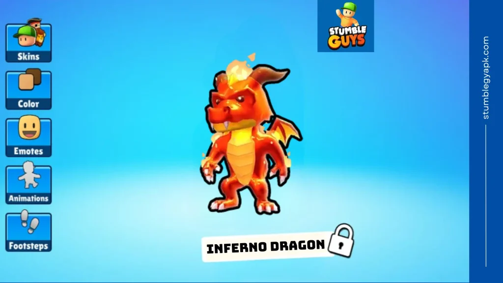 inferno Dragon rarest-Skin-in-Stumble-Guys