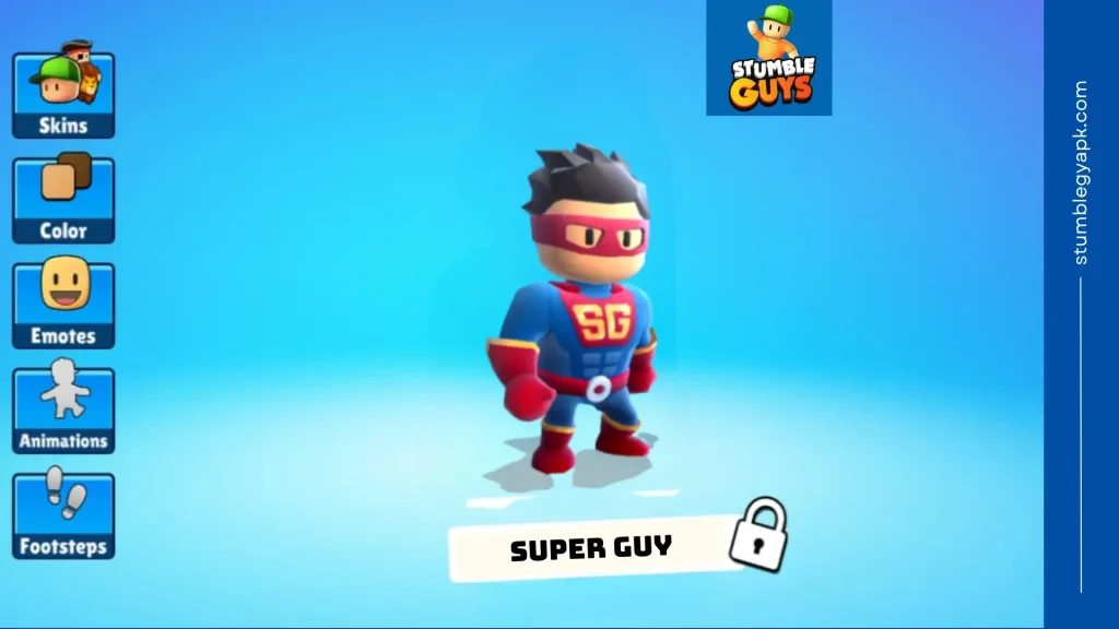 super guy rarest-Skin-in-Stumble-Guys