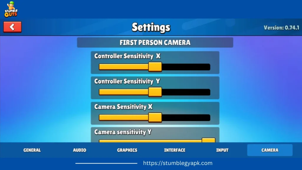 Camera Settings of Stumble Guys (1)