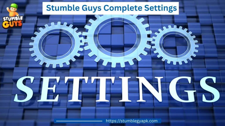 Stumble Guys Complete Settings